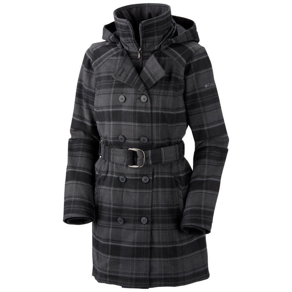 Columbia Zenith Plaid Belted Trench Coat